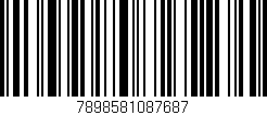 Código de barras (EAN, GTIN, SKU, ISBN): '7898581087687'