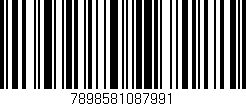 Código de barras (EAN, GTIN, SKU, ISBN): '7898581087991'