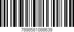 Código de barras (EAN, GTIN, SKU, ISBN): '7898581088639'