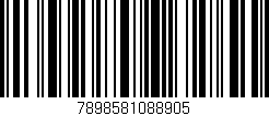 Código de barras (EAN, GTIN, SKU, ISBN): '7898581088905'