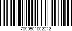 Código de barras (EAN, GTIN, SKU, ISBN): '7898581802372'