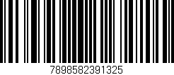 Código de barras (EAN, GTIN, SKU, ISBN): '7898582391325'
