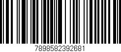 Código de barras (EAN, GTIN, SKU, ISBN): '7898582392681'