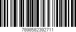 Código de barras (EAN, GTIN, SKU, ISBN): '7898582392711'