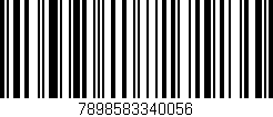 Código de barras (EAN, GTIN, SKU, ISBN): '7898583340056'