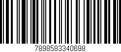Código de barras (EAN, GTIN, SKU, ISBN): '7898583340698'