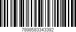 Código de barras (EAN, GTIN, SKU, ISBN): '7898583343392'