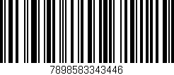 Código de barras (EAN, GTIN, SKU, ISBN): '7898583343446'