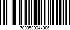 Código de barras (EAN, GTIN, SKU, ISBN): '7898583344306'