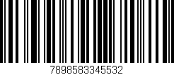 Código de barras (EAN, GTIN, SKU, ISBN): '7898583345532'