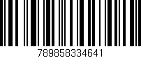 Código de barras (EAN, GTIN, SKU, ISBN): '789858334641'