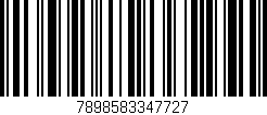 Código de barras (EAN, GTIN, SKU, ISBN): '7898583347727'