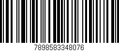 Código de barras (EAN, GTIN, SKU, ISBN): '7898583348076'