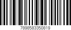 Código de barras (EAN, GTIN, SKU, ISBN): '7898583350819'