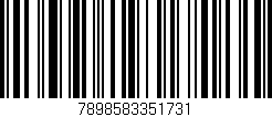 Código de barras (EAN, GTIN, SKU, ISBN): '7898583351731'