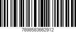 Código de barras (EAN, GTIN, SKU, ISBN): '7898583662912'