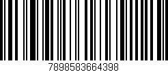 Código de barras (EAN, GTIN, SKU, ISBN): '7898583664398'