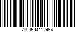 Código de barras (EAN, GTIN, SKU, ISBN): '7898584112454'