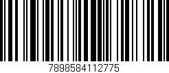 Código de barras (EAN, GTIN, SKU, ISBN): '7898584112775'