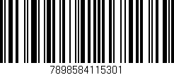 Código de barras (EAN, GTIN, SKU, ISBN): '7898584115301'