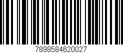 Código de barras (EAN, GTIN, SKU, ISBN): '7898584620027'