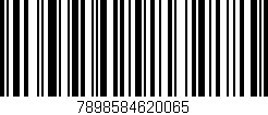 Código de barras (EAN, GTIN, SKU, ISBN): '7898584620065'