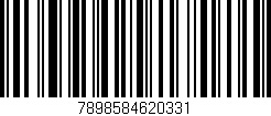 Código de barras (EAN, GTIN, SKU, ISBN): '7898584620331'