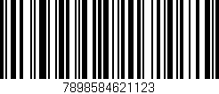 Código de barras (EAN, GTIN, SKU, ISBN): '7898584621123'
