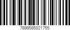 Código de barras (EAN, GTIN, SKU, ISBN): '7898585021755'