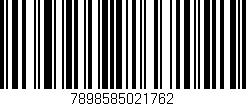 Código de barras (EAN, GTIN, SKU, ISBN): '7898585021762'