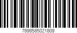 Código de barras (EAN, GTIN, SKU, ISBN): '7898585021809'