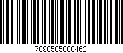 Código de barras (EAN, GTIN, SKU, ISBN): '7898585080462'