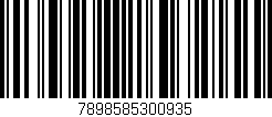 Código de barras (EAN, GTIN, SKU, ISBN): '7898585300935'