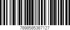 Código de barras (EAN, GTIN, SKU, ISBN): '7898585387127'