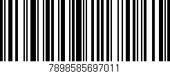 Código de barras (EAN, GTIN, SKU, ISBN): '7898585697011'