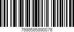 Código de barras (EAN, GTIN, SKU, ISBN): '7898585890078'