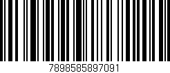 Código de barras (EAN, GTIN, SKU, ISBN): '7898585897091'