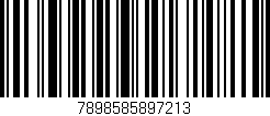 Código de barras (EAN, GTIN, SKU, ISBN): '7898585897213'