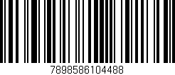 Código de barras (EAN, GTIN, SKU, ISBN): '7898586104488'