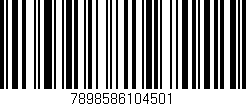 Código de barras (EAN, GTIN, SKU, ISBN): '7898586104501'