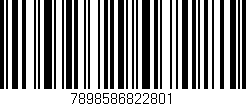 Código de barras (EAN, GTIN, SKU, ISBN): '7898586822801'