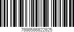 Código de barras (EAN, GTIN, SKU, ISBN): '7898586822825'