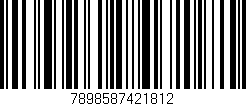 Código de barras (EAN, GTIN, SKU, ISBN): '7898587421812'