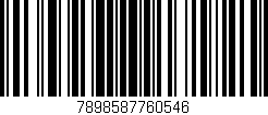 Código de barras (EAN, GTIN, SKU, ISBN): '7898587760546'
