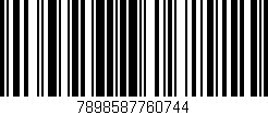 Código de barras (EAN, GTIN, SKU, ISBN): '7898587760744'