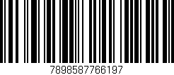 Código de barras (EAN, GTIN, SKU, ISBN): '7898587766197'