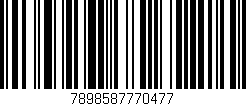 Código de barras (EAN, GTIN, SKU, ISBN): '7898587770477'
