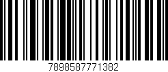 Código de barras (EAN, GTIN, SKU, ISBN): '7898587771382'