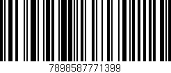 Código de barras (EAN, GTIN, SKU, ISBN): '7898587771399'