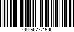 Código de barras (EAN, GTIN, SKU, ISBN): '7898587771580'